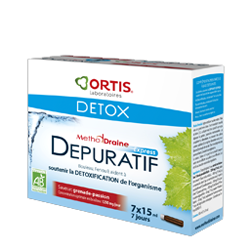 MethodDraine Depuratif express - 7 fioles - bio MethodDraine Depuratif express - 7 fioles - bio