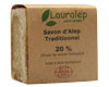 Savon d'Alep Traditionnel BIO, 20 %, Lauralep, 200 g