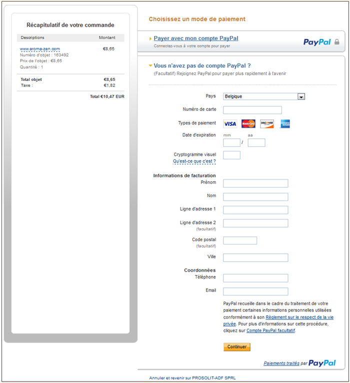 Comment payer par PayPal