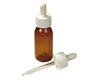 Flacon vide en verre brun 30 ml, Pontos