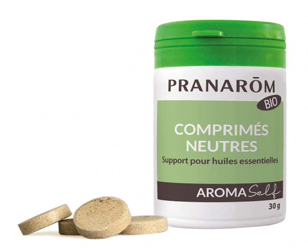 Comprimés neutres - Support pour huiles essentielles - Pranarôm