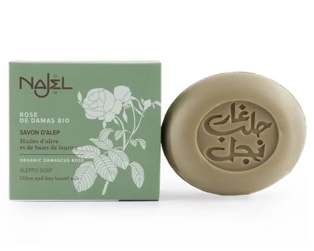 Perfumed Aleppo Soap Rose Of Damascus 100g Najel
