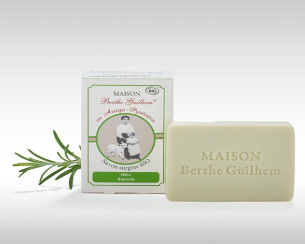 Maison Berthe Guilhem Savon Lait De Chèvre Savon au lait de chèvre - Olive - Romarin - 100g - Berthe Guilhem