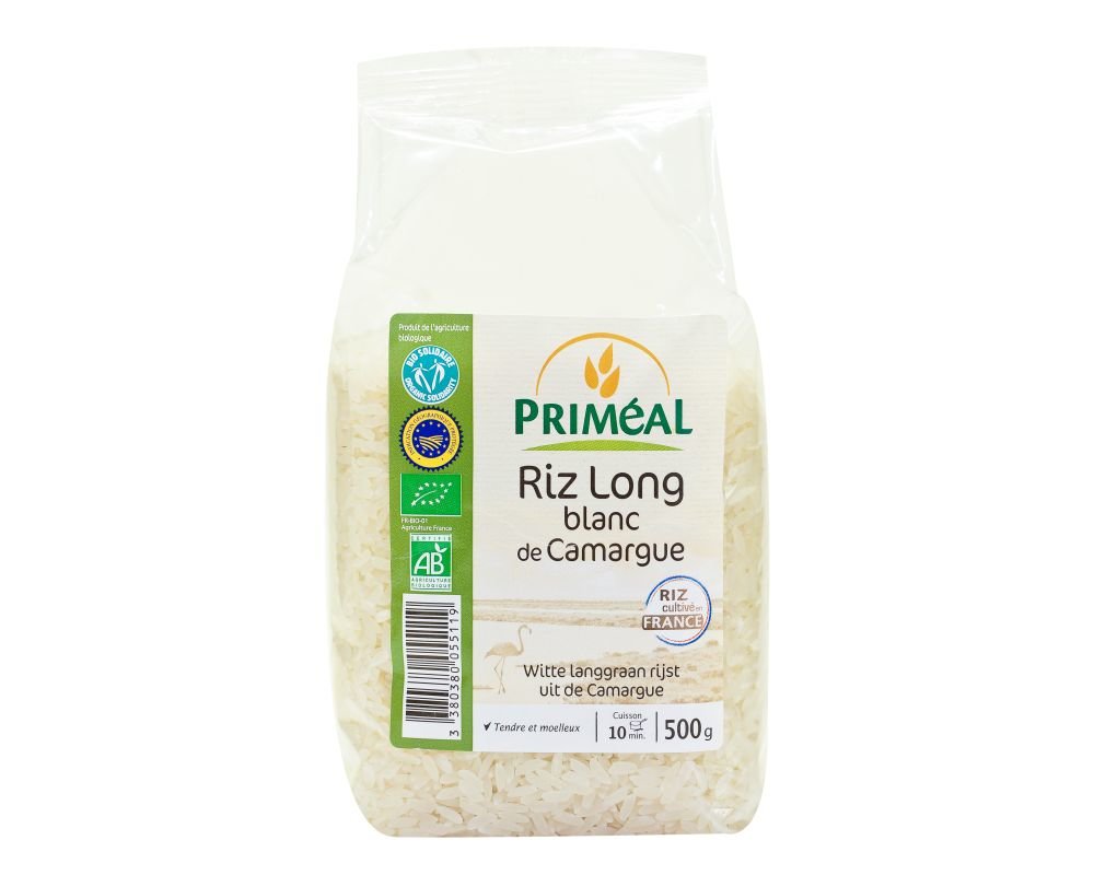 Riz long complet de Camargue bio - Priméal