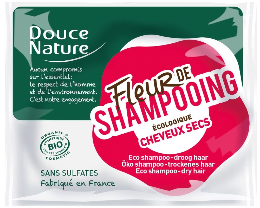 pulver måtte færge Flower Shampoo - Dry Hair - 85g - bio - Douce Nature