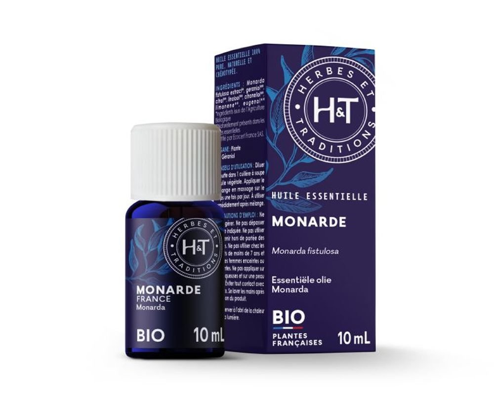 Huile Essentielle Monarde à Géraniol - Monarda Fistulosa - Flacon 1000 Ml - Neuf Oshadhi
