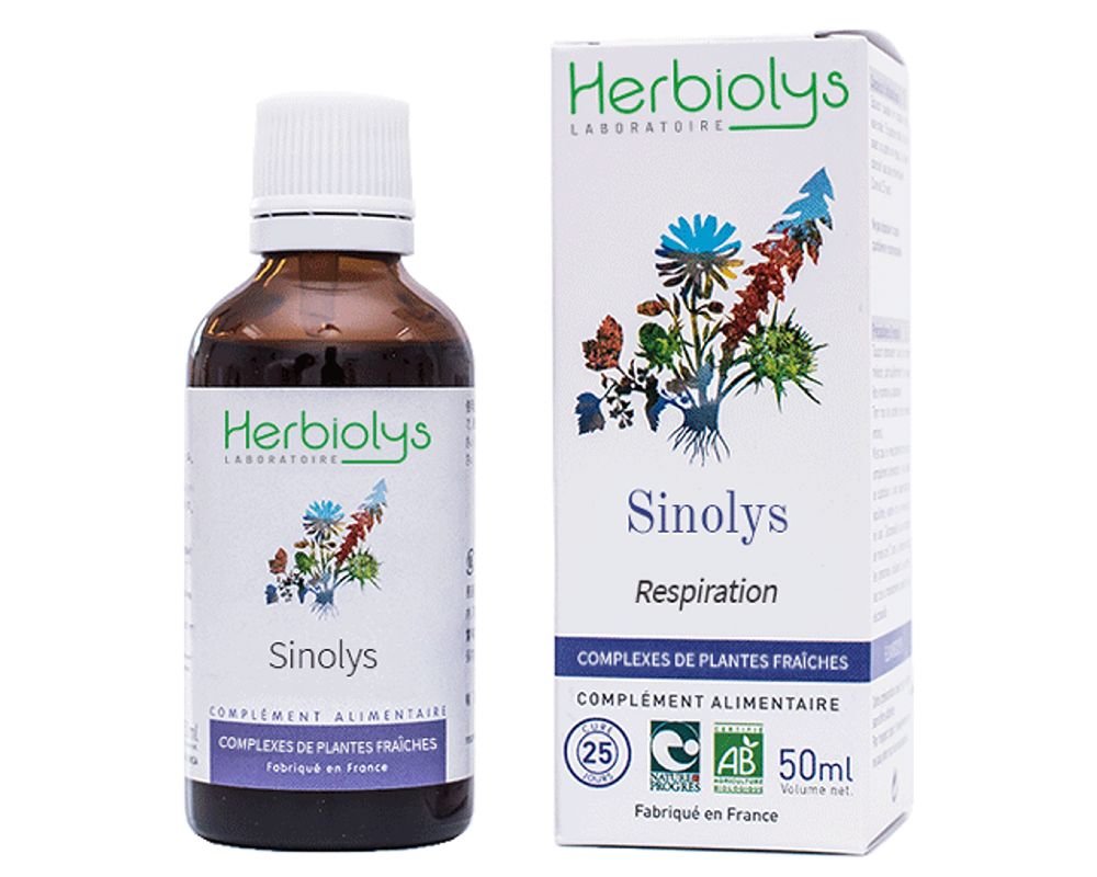 Elixir Sinolys - Plant extracts and organic buds - 50ml - Herbiolys