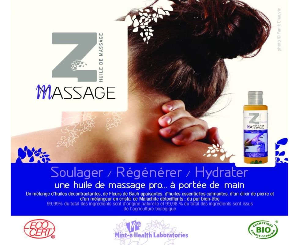 Huile de massage neutre bio - Pranarôme - 100 ml