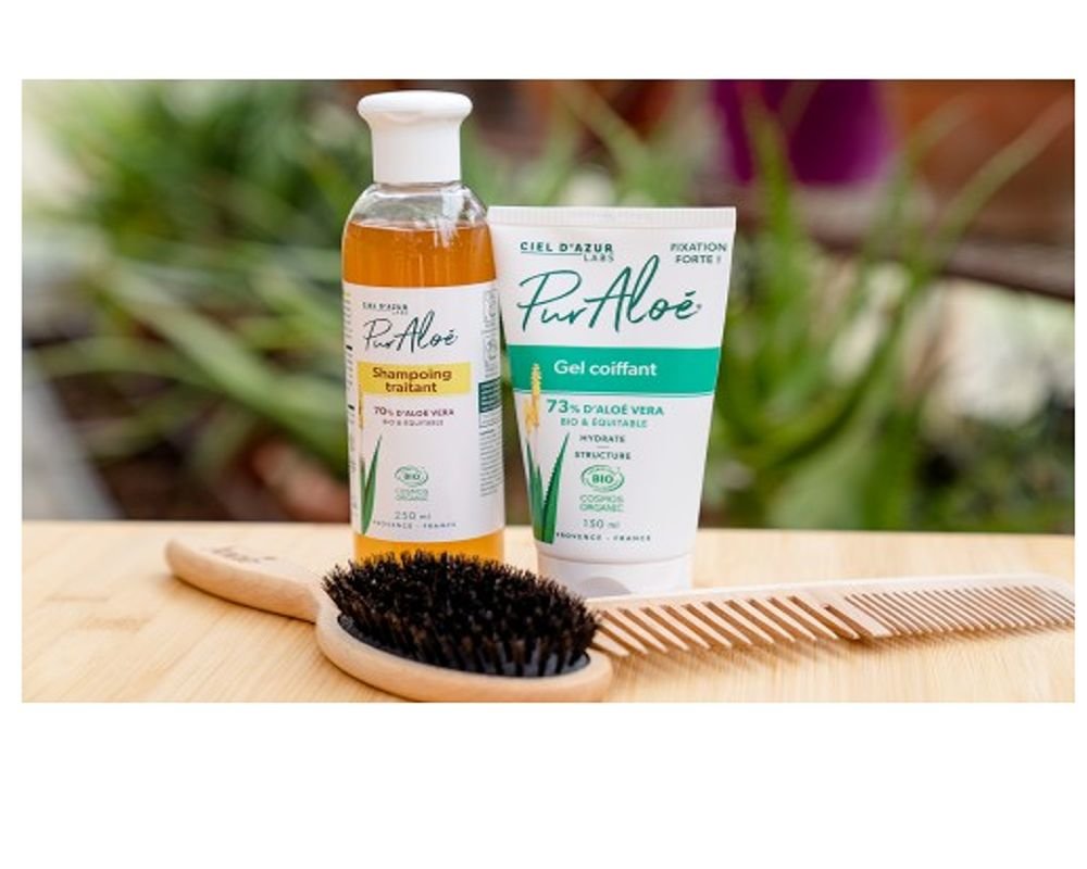 Shampoo Aloe Vera for hair full of toasts - bio - 250ml - Pure Aloe
