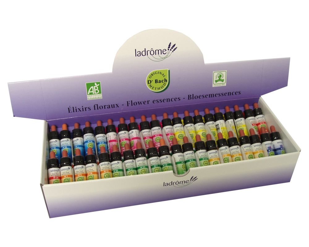 Coffret 38 Fleurs De Bach Bio 2 Elixirs De Secours Flacons 10ml