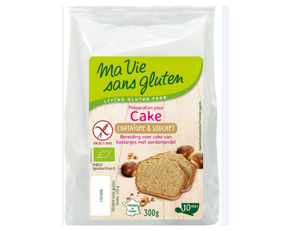 Organic Chestnut And Tiger Nut Cake Ma Vie Sans Gluten 300 G Organic Chestnut And Tiger Nut Cake Ma Vie Sans Gluten 300 G