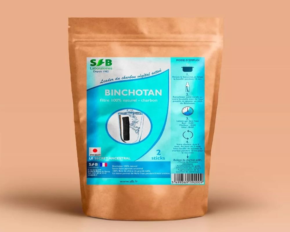 Charbon actif Binchotan | filtrer et purifier son eau