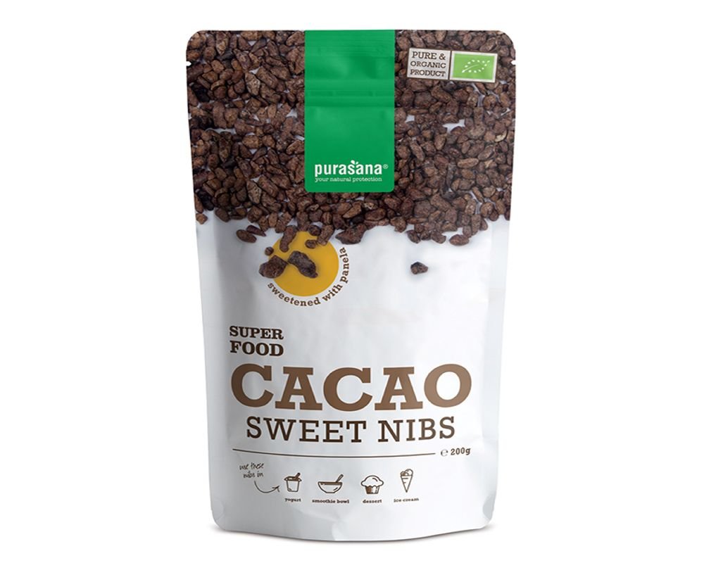Middel Bengelen extreem Organic cocoa nibs - Super food - Purasana 200 g