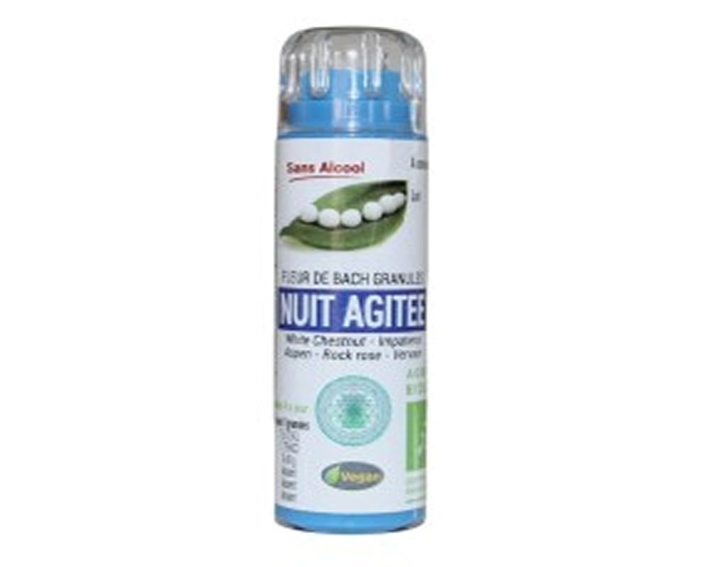 complexe nuit agitee fleurs de bach kosmeo 130 granules 6 3 g