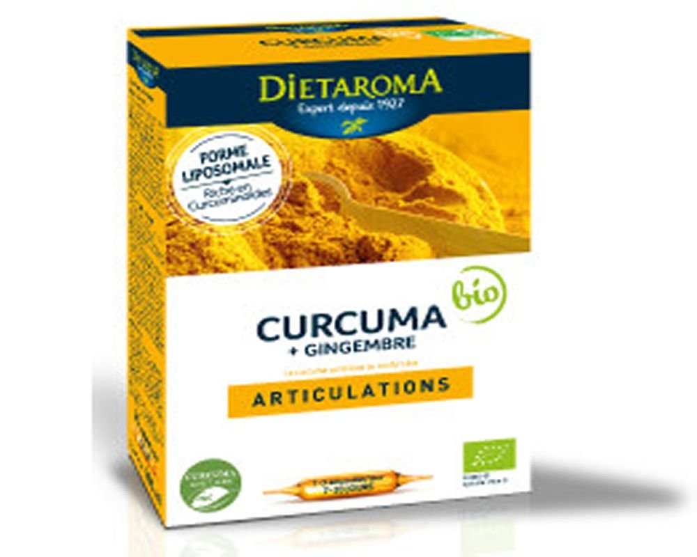 Curcuma + poivre noir + gingembre BIO 180 gélules 2 mois d'utilisation