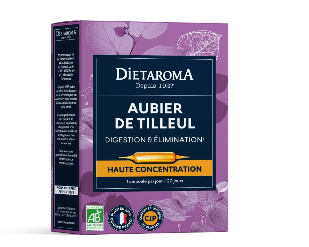Cip Aubier Du Tilleul Organic Plants Concentrate Dietaroma