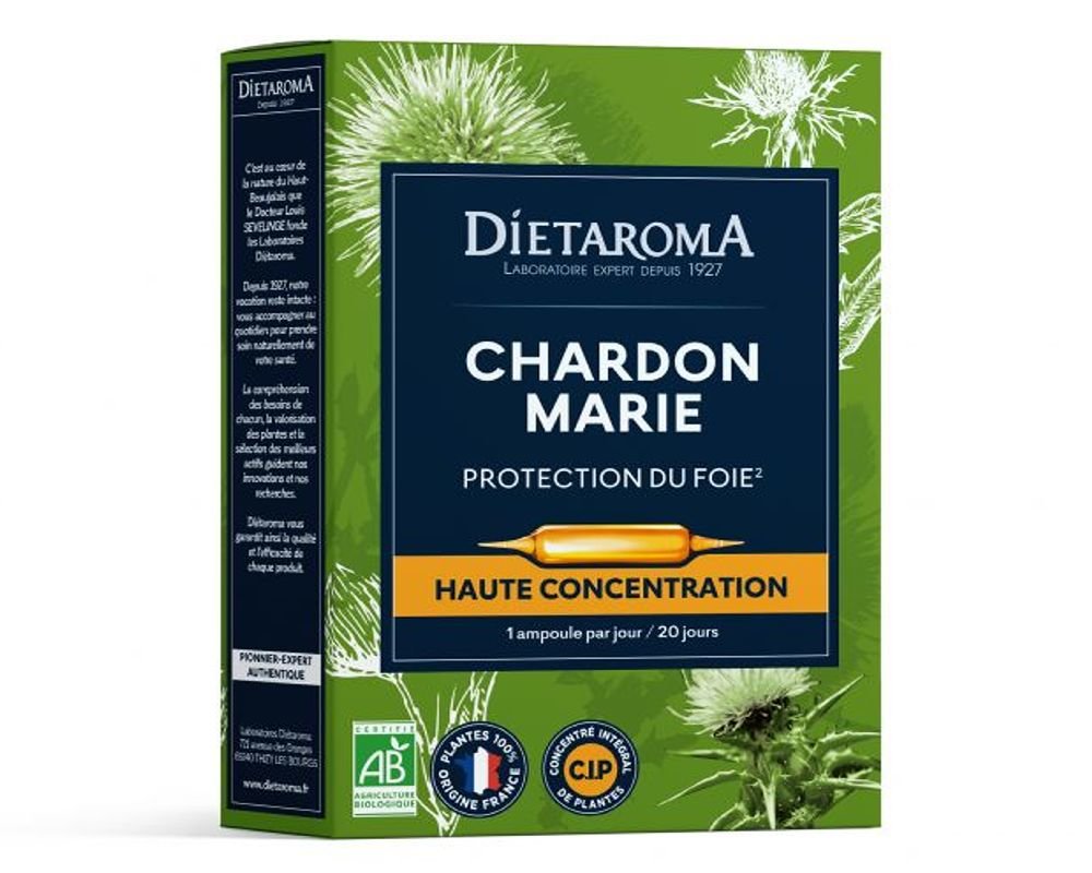 cip chardon marie high concentration bio 20 vials