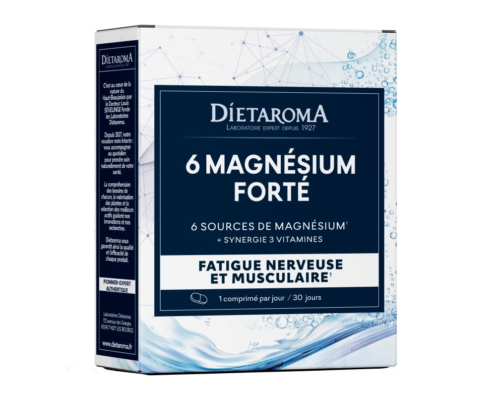 6 Magnesium Forte Nervous Balance Dietaroma 30 Tablets