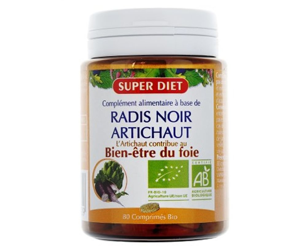 Radis Noir Artichaut Bio Bien Etre Du Foie Super Diet 80