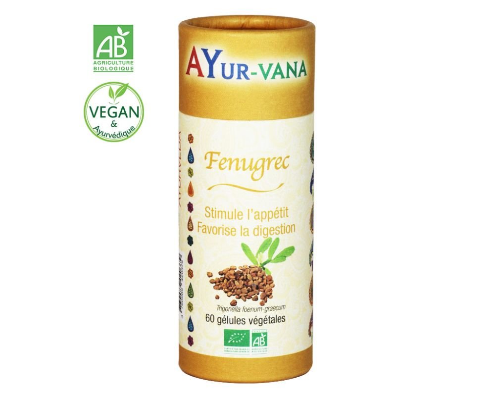 Fenugrec Bio Complément Alimentaire - 180 Gélules - Fabriqué En France - Neuf