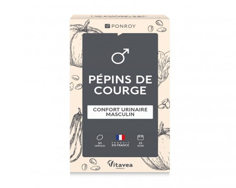 Huile de Pépins de Courge (60 capsules) - Laboratoire Yves Ponroy