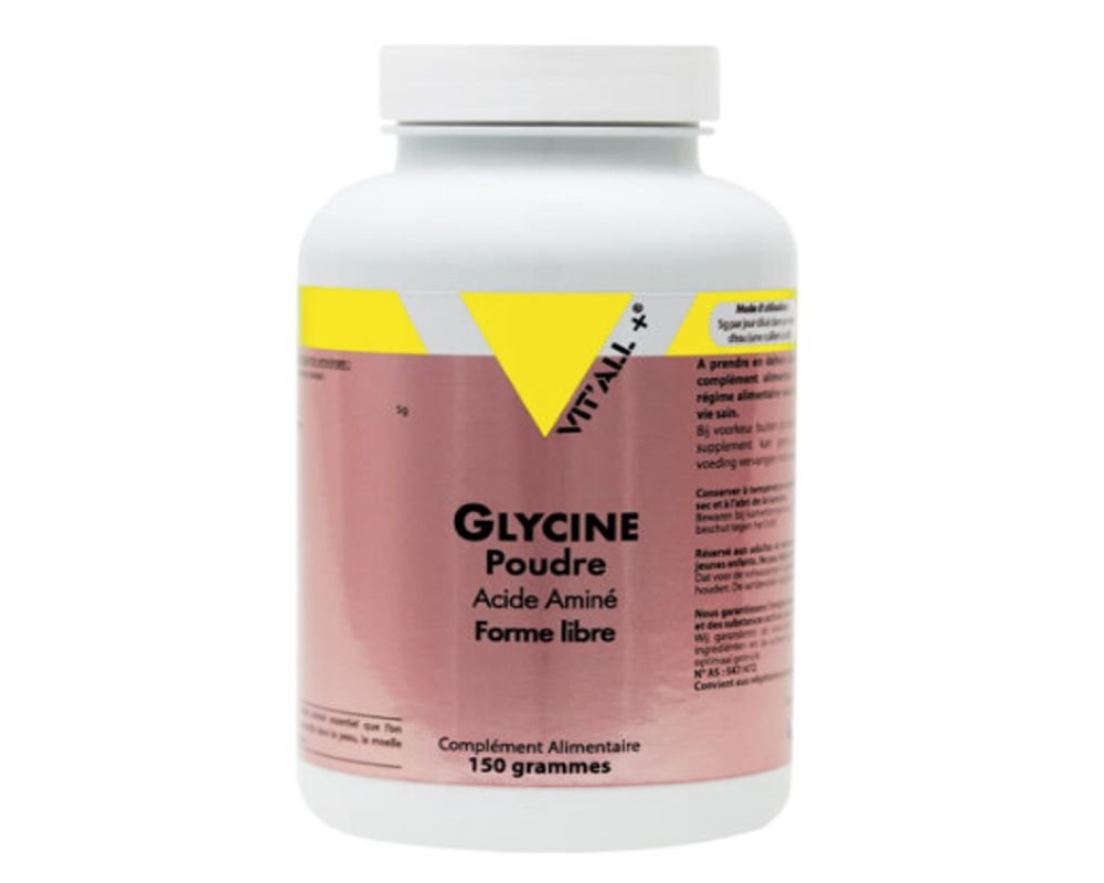Glycine - Acide aminé poudre - 150 g Vit'All+