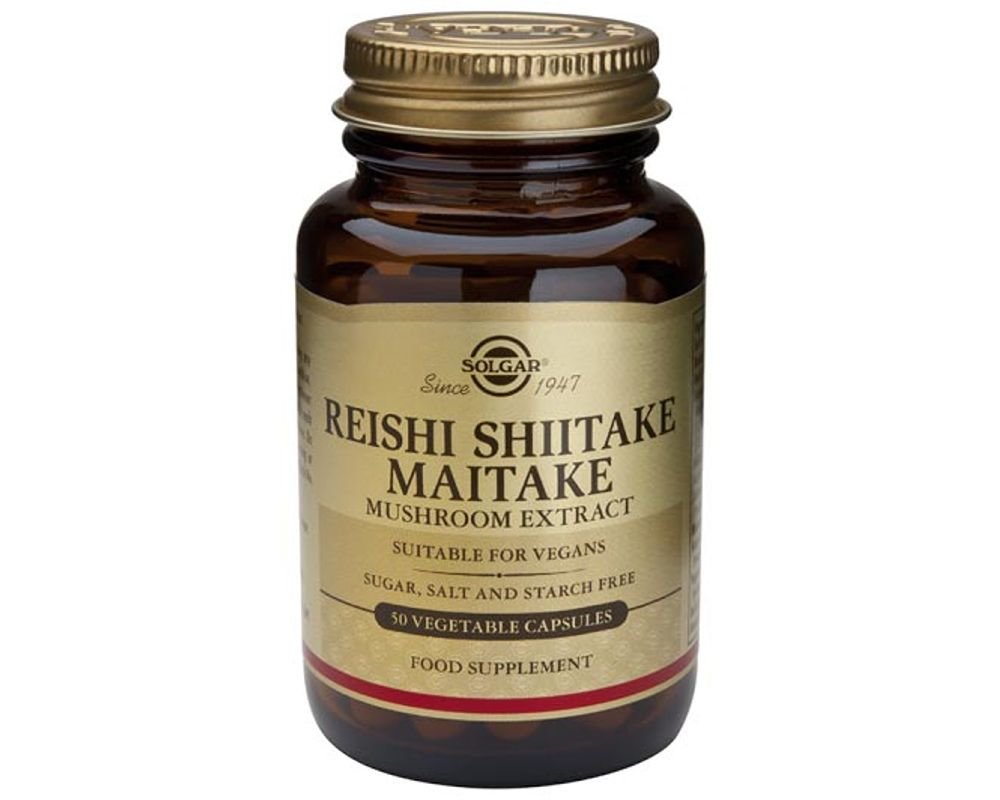 reishi mushroom extract shiitake maitake 50 capsules