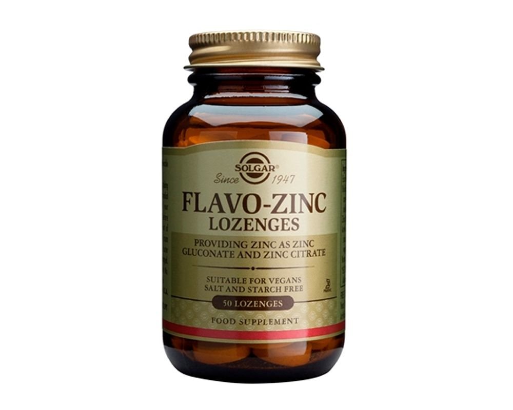 Zinc Lozenges Flav Solgar 50 Pellets