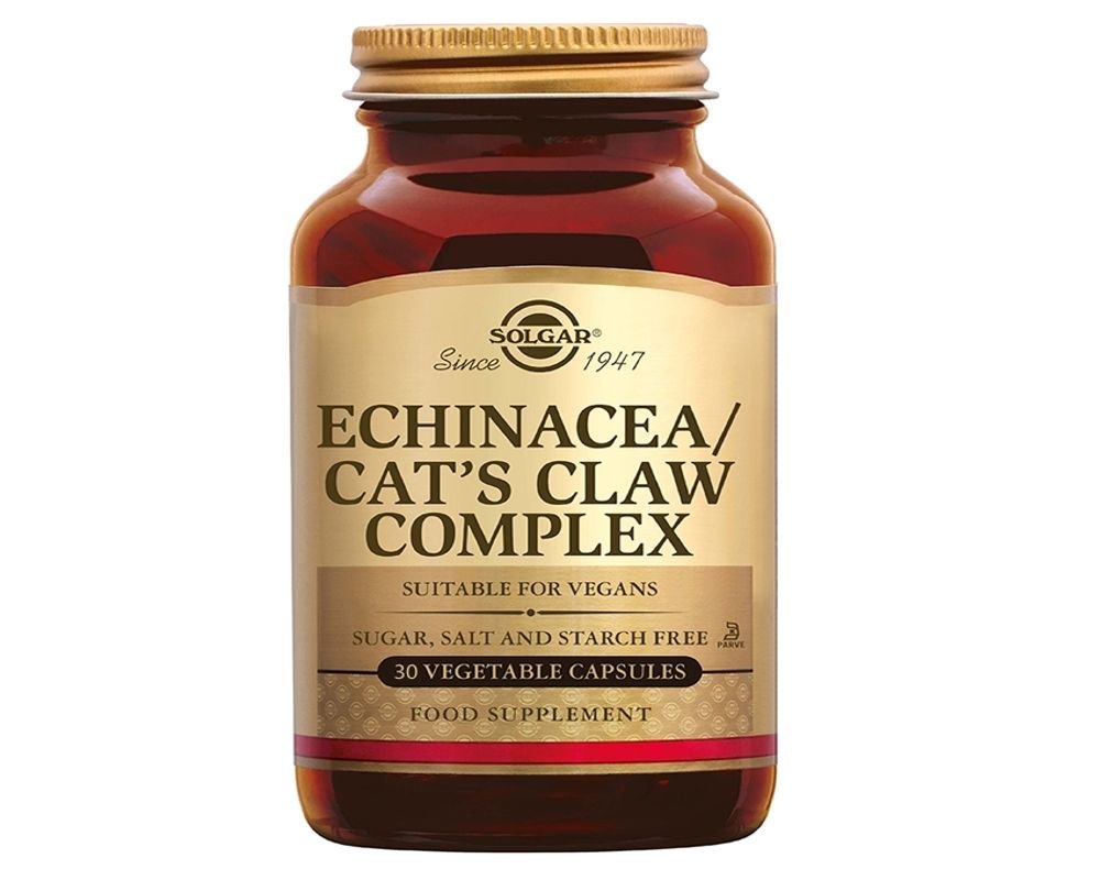 Complex Echinacea Goldenseal Cat S Claw Solgar 30