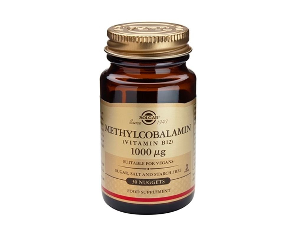 Methylcobalamin 1000 Mcg Vitamin B12 Solgar 30 Tablets