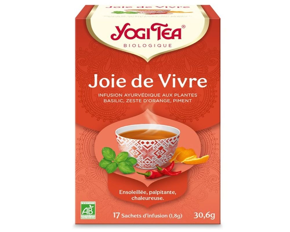 YOGI TEA INFUSION JOIE DE VIVRE x17 SACHETS
