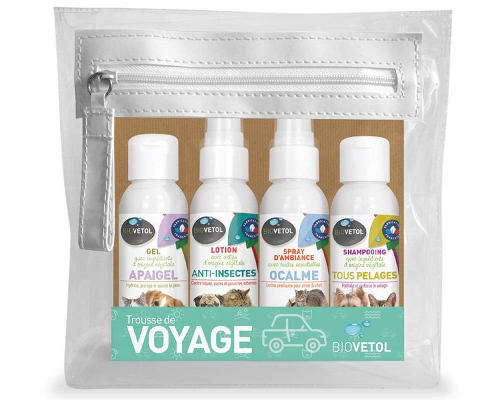 Dog Cat Travel Kit 4 Essential Biovetol
