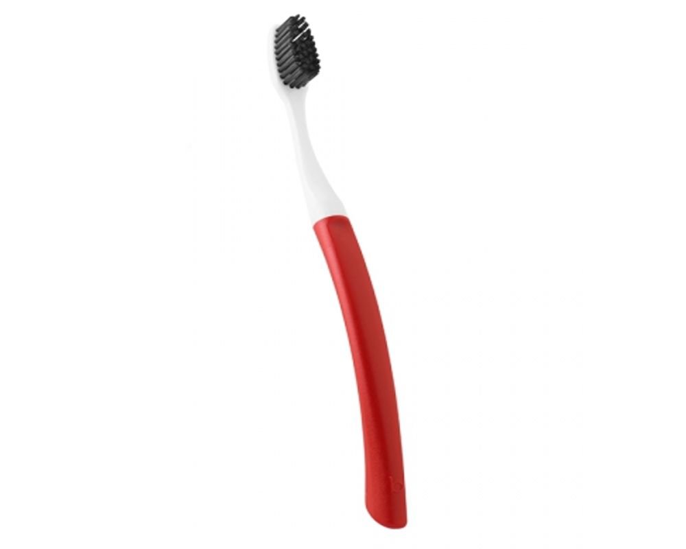 red toothbrush