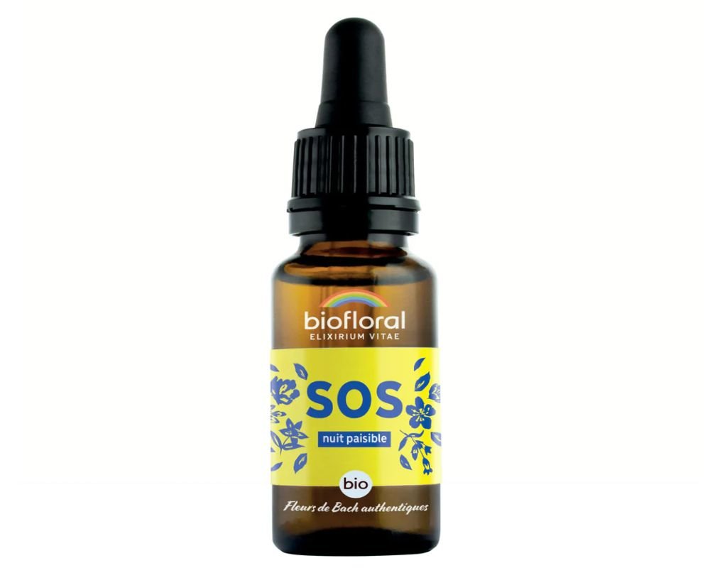 Remède de secours Nuit paisible 39N - Fleur de Bach - Biofloral - 20ml