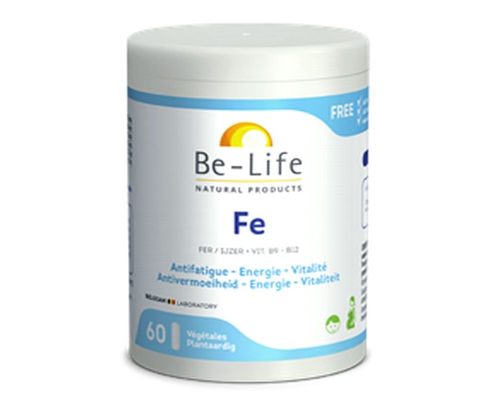 In zoomen Samenwerking doe alstublieft niet Fe (Vit B9-B12) - 60 capsules - Be-Life