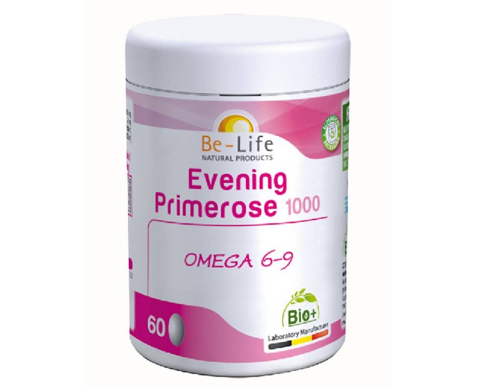 Food supplement (Omega 6-9): Evening Primerose 1000 (60 capsules) be-life.