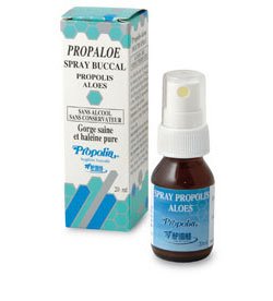 Gorge: buccal spray propolis aloe - 20 ml - Propolia.