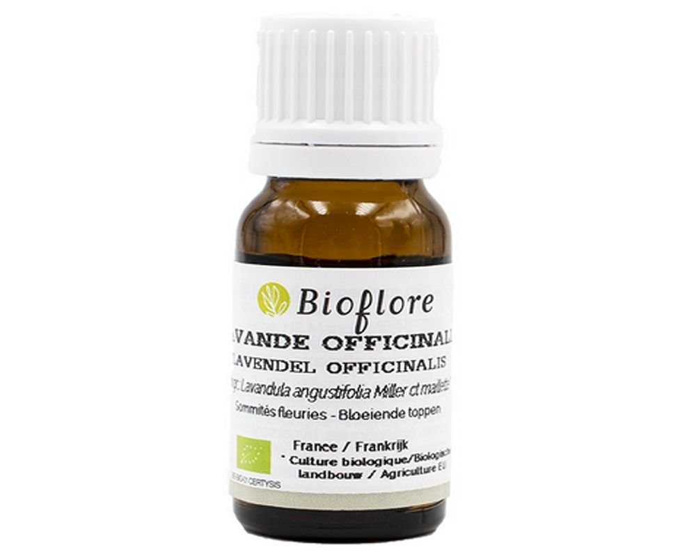 Huile essentielle bio : Lavande officinale (Lavandula officinalis) BIO -  Bioflore - 10 ml.