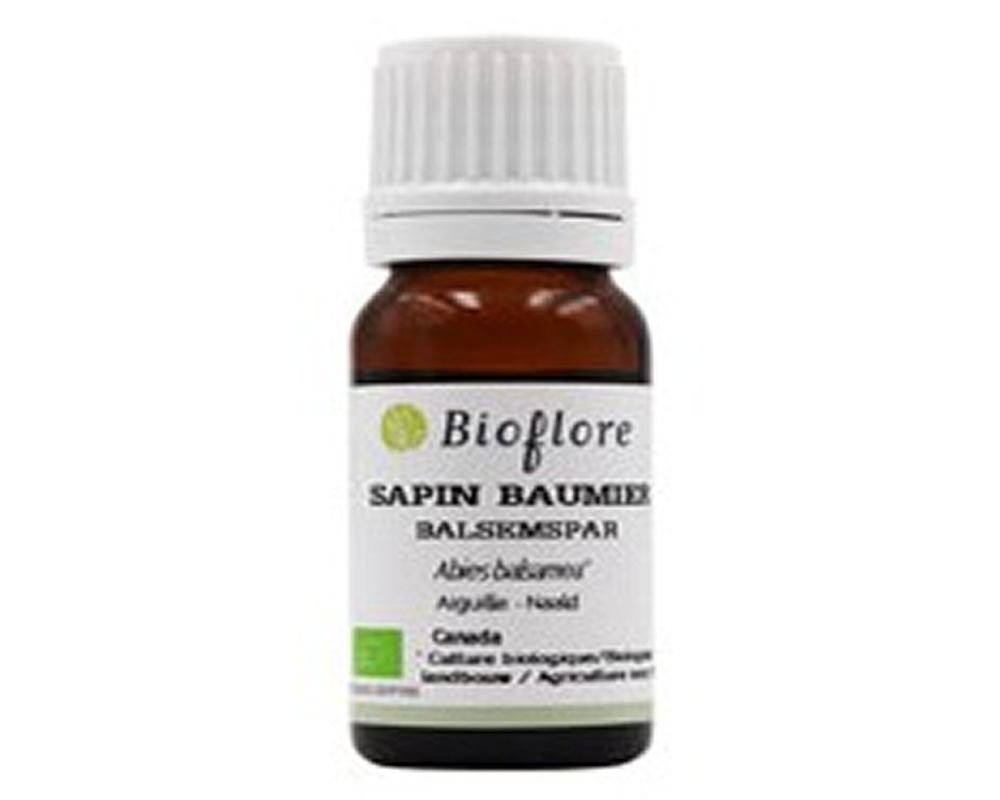 Sapin baumier (Abies balsamea ) Huile essentielle bio - Bioflore - 10 ml