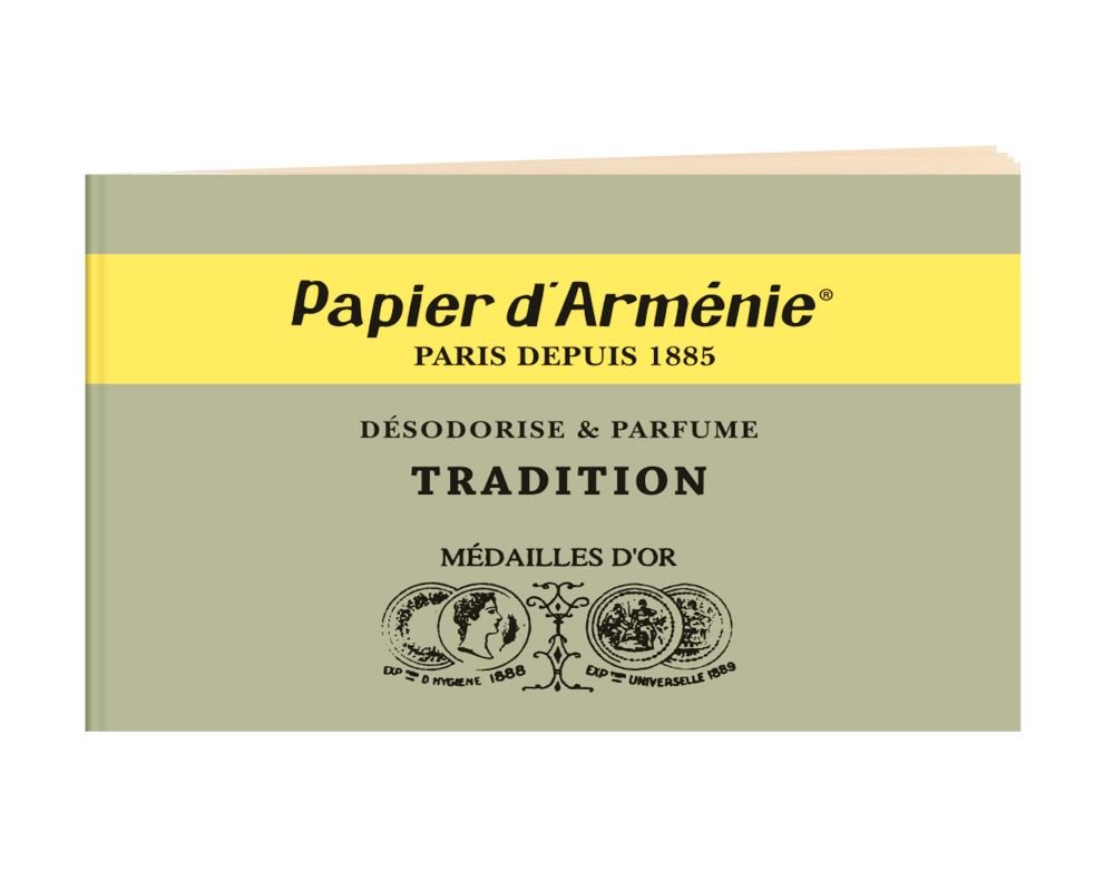 Papier d'Arménie : Carnet classique de la marque originale.