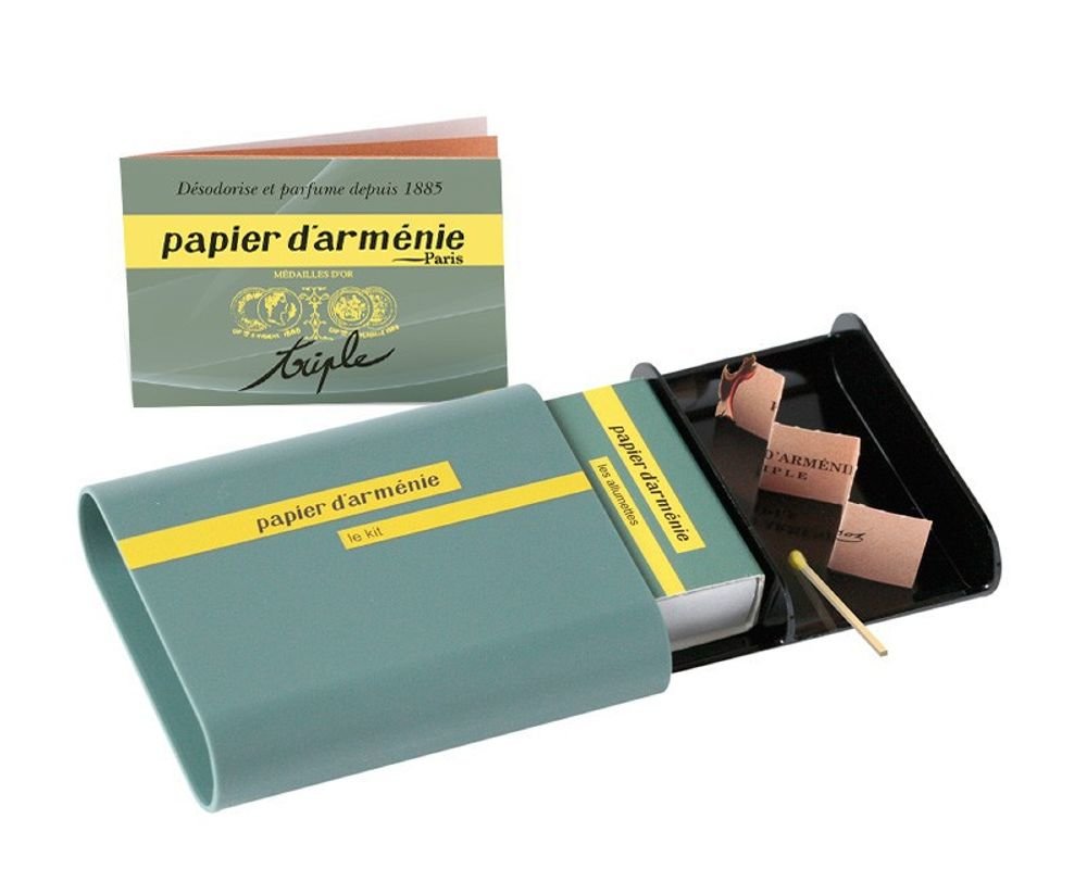 Le Kit - Papier d'Arménie (Brûleur, Carnet et Allumettes)