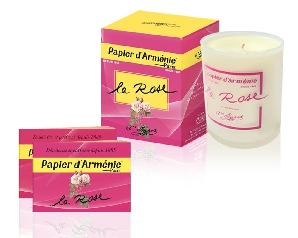 Paper Armenia Pack With Rose 1 Candle 2 Notebooks