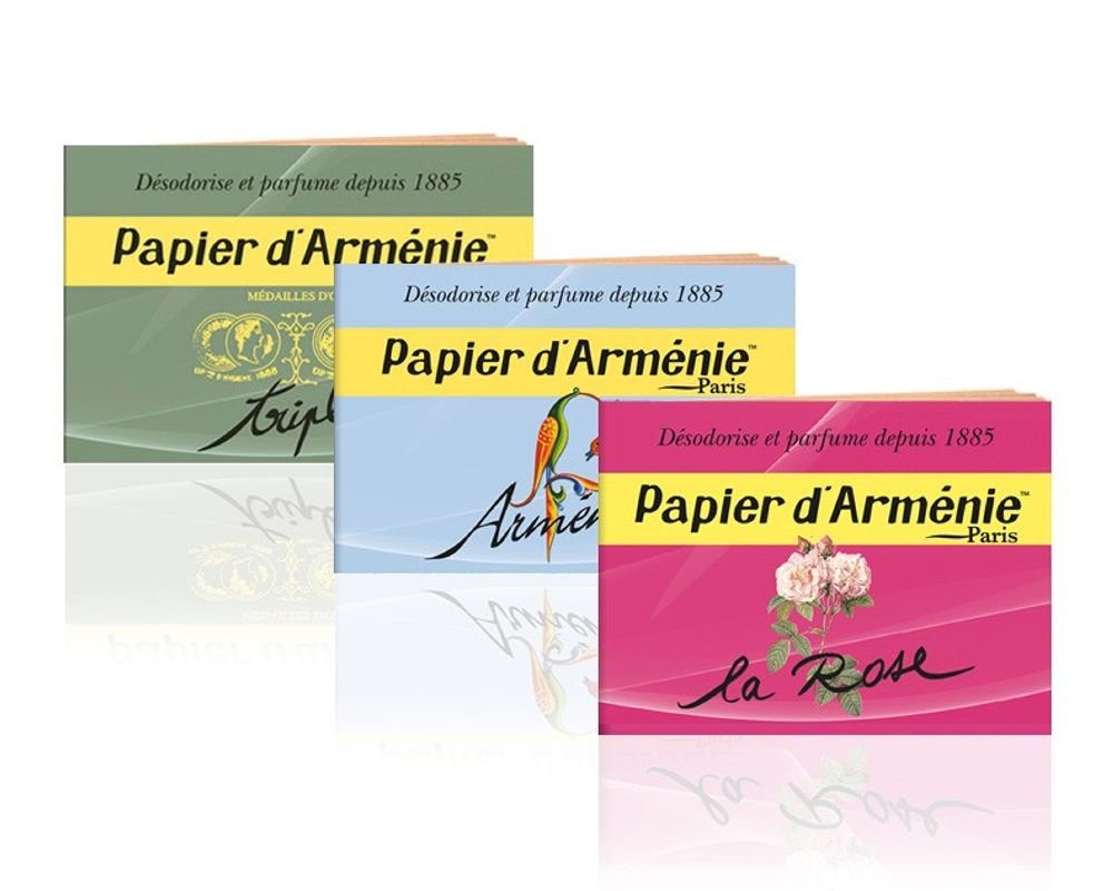 Pack 3 Senteurs Papier D Armenie 3 Notebooks Tradition Armenia The Rose