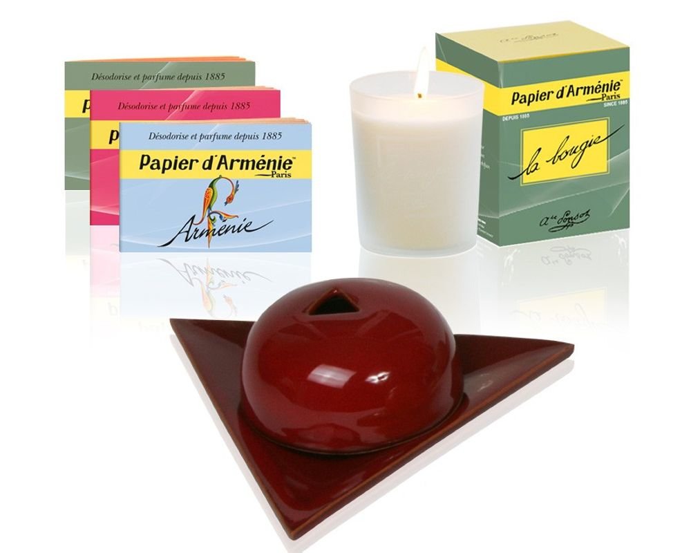 Tradition Paper Armenian Prestige Pack 3 Notebooks 1 Candle 1 Burner