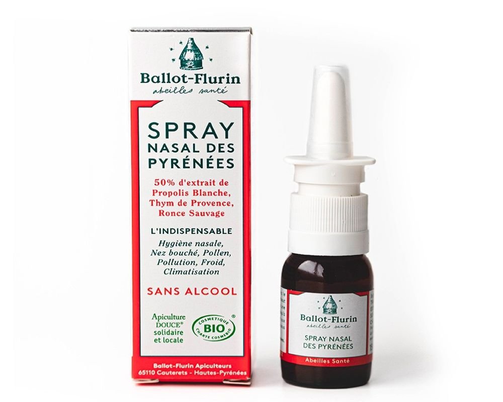 Pyrenees Nasal Spray Without Alcohol 15ml Ballot Flurin
