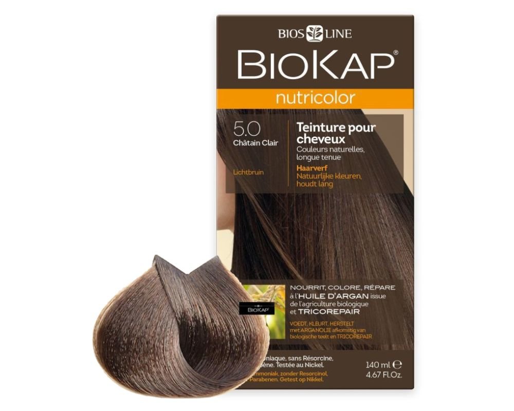 Biokap Nutricolor 5 0 Chatain Clair 140 Ml Bios Line Biokap Nutricolor 5 0 Chatain Clair 140 Ml Bios Line