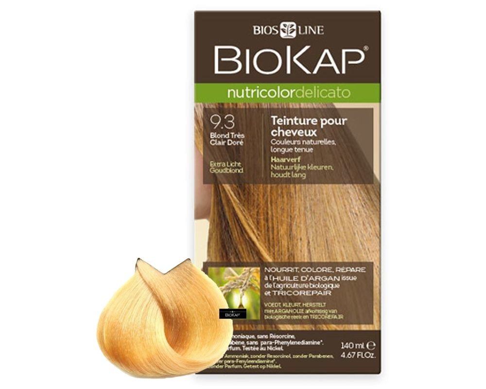 Biokap Nutricolor Delicato 9 3 Very Light Golden Blond 140 Ml