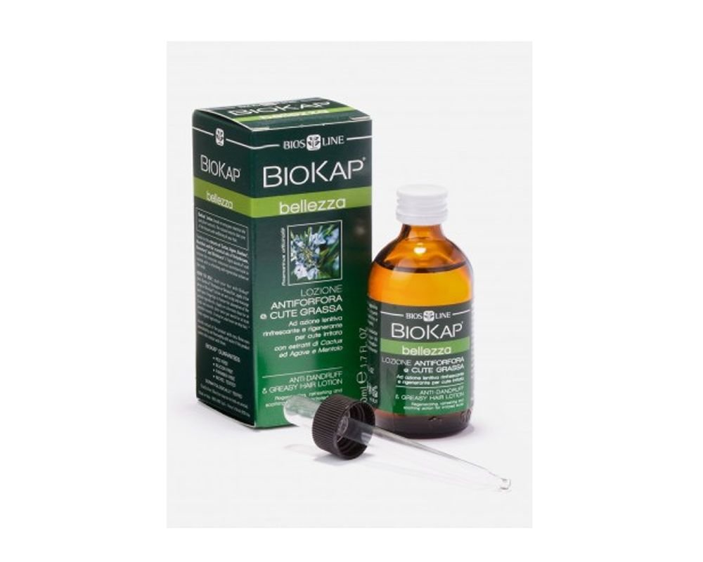 Anti Dandruff Lotion And Oily Hair Biokap Bellezza 200 Ml