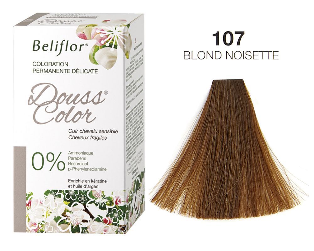 Dousscolor 107 Blond Noisette Coloration Douce Beliflor
