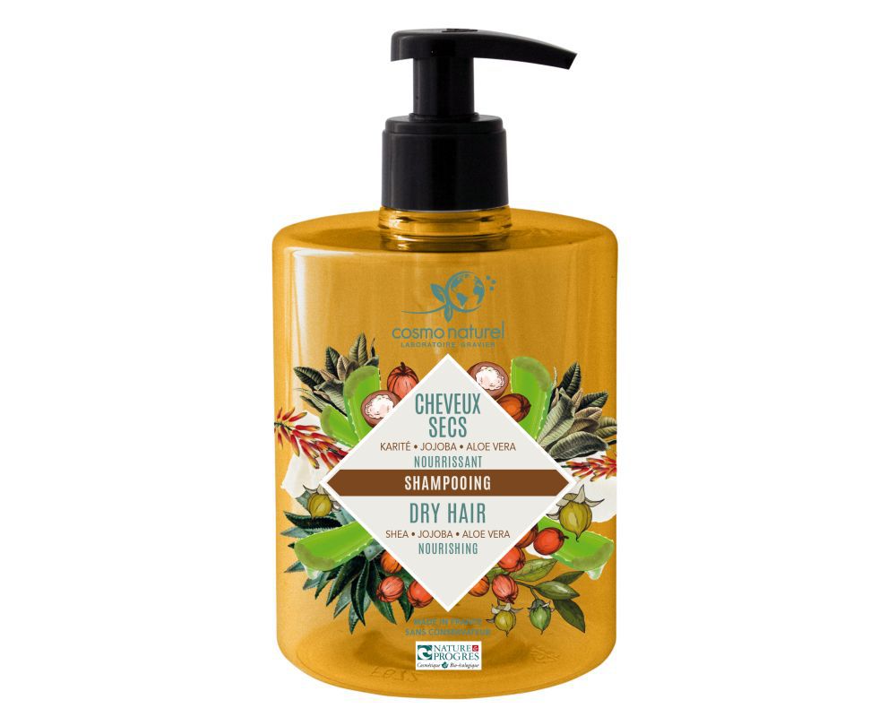 Dry Hair Shampoo Organic Cosmo Naturel 500 Ml